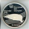 Image 2 : 1976 "Montreal Olympics: Velodrome" Canadian 10 dollar, fine silver proof coin