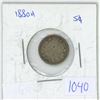 Image 3 : 1880 H, Canadian 5 cent silver coin