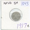 Image 1 : 1917 Newfoundland, Canadian 5 cent silver coin