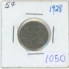 Image 1 : 1928 Canadian 5 cent coin