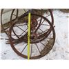Image 1 : Pair of 25" wagon wheels