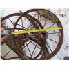 Image 2 : Pair of 25" wagon wheels