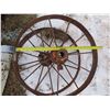 Image 3 : Pair of 25" wagon wheels