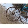 Image 2 : wide steel wagon wheels 32" pair of two