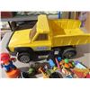 Image 4 : Tonka truck and assorted toys