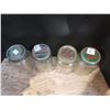 Image 2 : 4 Vintage jars with lids ( NABOB/ food prodcuts)