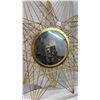 Image 3 : Starburst style mirror décor 39.5"W metal frame