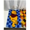 Image 2 : Winnie the Pooh latch hook wall hanging & geometric print latch hook