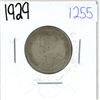 Image 1 : 1929 Canadian silver, 25 cent coin