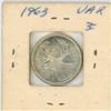 Image 2 : 1963 Canadian silver, 25 cent coin
