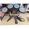 Image 1 : drumset and microphone for Rock Band