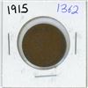 Image 1 : 1915 Canadian large penny, 1 cent coin