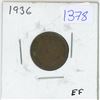 Image 1 : 1936 Canadian penny, 1 cent coin