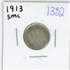 Image 1 : 1913 sml, Canadian 10 cent silver coin