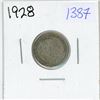 Image 1 : 1928 Canadian 10 cent silver coin