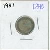 Image 1 : 1931 Canadian 10 cent silver coin