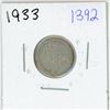 Image 1 : 1933 Canadian 10 cent silver coin
