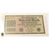 Image 2 : 1922 GERMAN 1000 MARK NOTE