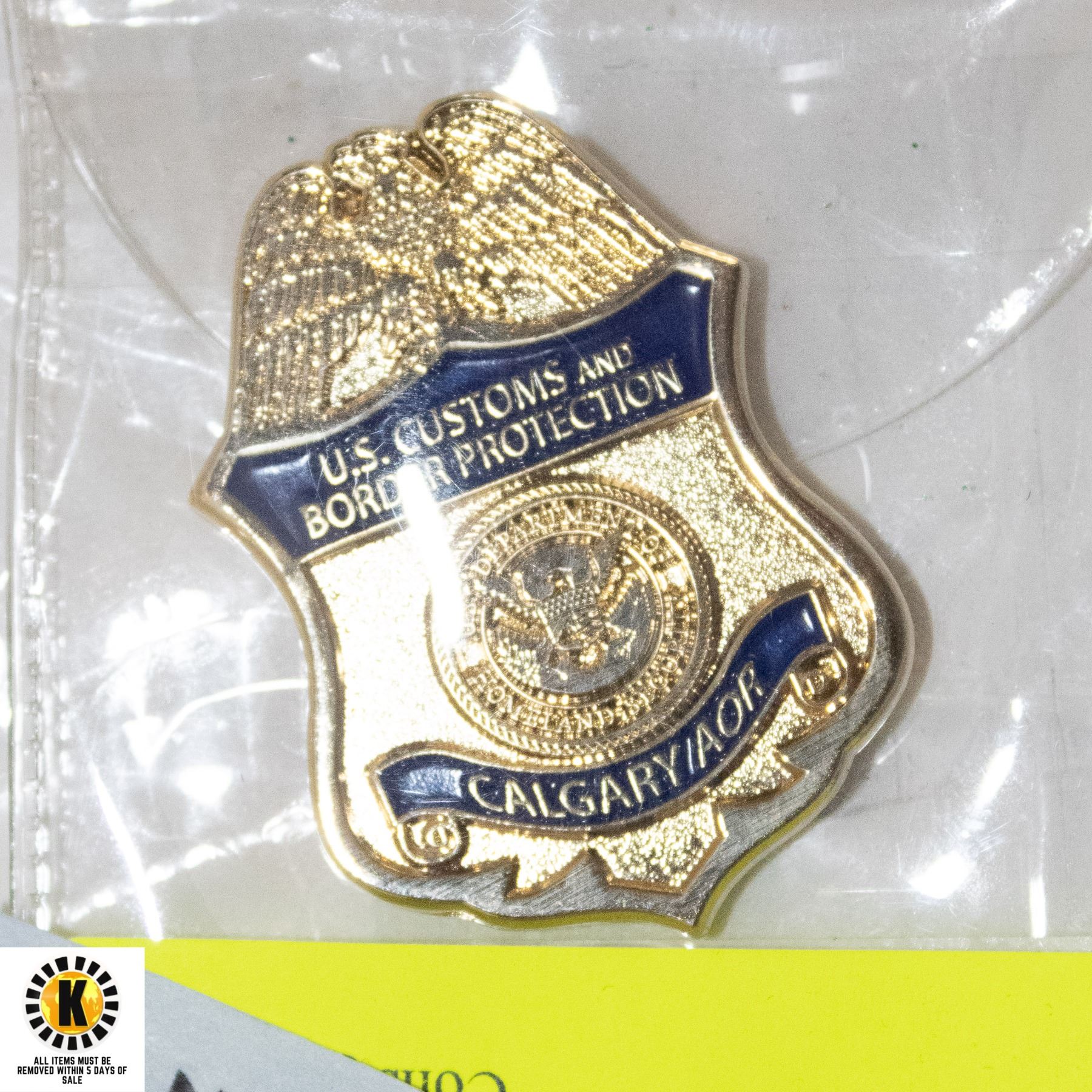 U.S. CUSTOMS AND BORDER PATROL 1 OZ COIN