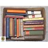 Image 1 : ANTIQUE HARDCOVER BOOKS- BOX LOT OF 21