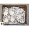 Image 1 : CHINA TEACUPS/SAUCERS- LOT OF 12 SETS ASSORTED