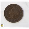 Image 2 : OLD 1901 CANADA LARGE ONE CENT COIN