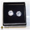 Image 1 : LARGE CZ EARRINGS IN GIFT BOX