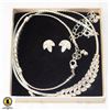 Image 1 : CLEAR CZ 4 PIECE JEWELRY SET IN GIFT BOX NEW