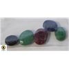 Image 1 : BUNDLE OF GEMSTONES 4CT & 6.5CT EMERALDS + 5CT