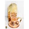 Image 1 : VINTAGE COPPERCRAFT HURRICANE LAMP W/CHIMNEY