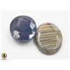 Image 1 : #14-NATURAL LABRADORITE & BLUE SAPPHIRE 94.45 CT