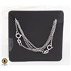 Image 1 : #229-STERLING SILVER 925 NECKLACE 18"/2PCS