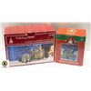 Image 1 : FLAT OF PORCELAIN CHRISTMAS VILLAGE DECORATIONS