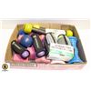 Image 1 : BOX OF THERAPY/SPORT BALLS/FOOT ROLLERS