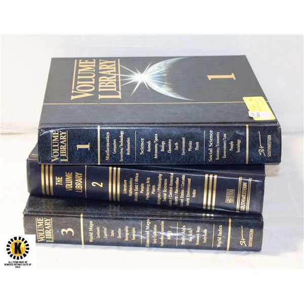 VOLUME LIBRARY 3 BOOK SET