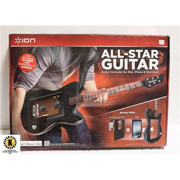 NEW ION ALL STAR GUITAR FOR IPAD, IPHONE ETC