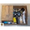 BOX SHOE CARE WITH WOODEN BOX FULL