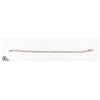 Image 1 : #570-22 CM FIGARO BRACELET WEIGHING 7.23 GRAMS