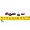 Image 1 : #576-51.75 CARATS TREATED RUBY AND EMERALD