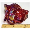 Image 1 : 17) IRRIDESCENT HOT PINK QUARTZ CRYSTAL MINERAL