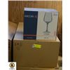 Image 1 : BOX OF 6 ARCOROC 16.5OZ LINEAL WINE GLASSES