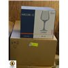 Image 1 : BOX OF 6 ARCOROC 16.5OZ LINEAL WINE GLASSES