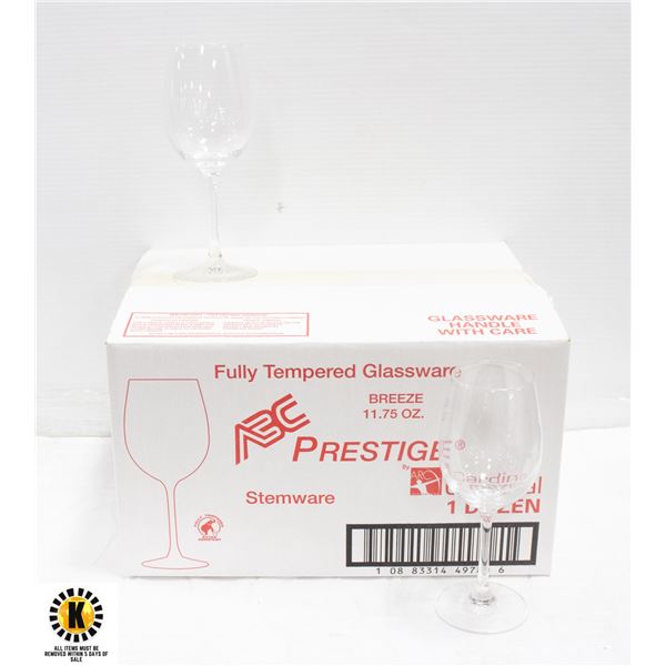 CASE OF CARDINAL 11.75 OZ WINE GLASSES - 12 TOTAL