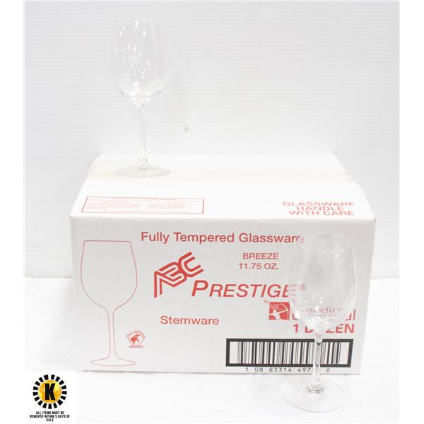 CASE OF CARDINAL 11.75 OZ WINE GLASSES - 12 TOTAL