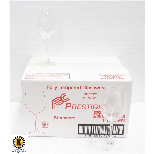 CASE OF CARDINAL 11.75 OZ WINE GLASSES - 12 TOTAL