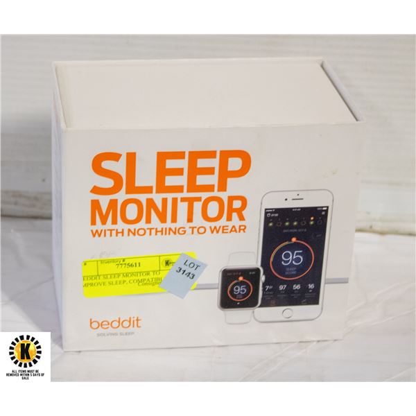 BEDDIT SLEEP MONITOR TO IMPROVE SLEEP, COMPATIBLE