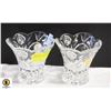 Image 1 : PRINCESS HOUSE SHORT LEAD CRYSTAL CANDLEHOLDERS