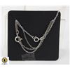 Image 1 : #10-STERLING SILVER 925 NECKLACE 2PCS /18"