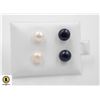 Image 1 : #194-NATURAL AKOYA PEARL EARRINGS 2 PAIR