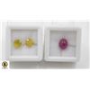 Image 1 : #110-HEATD RUBY 3.60CT & YELLOW SAPPHIRE 3.65CT